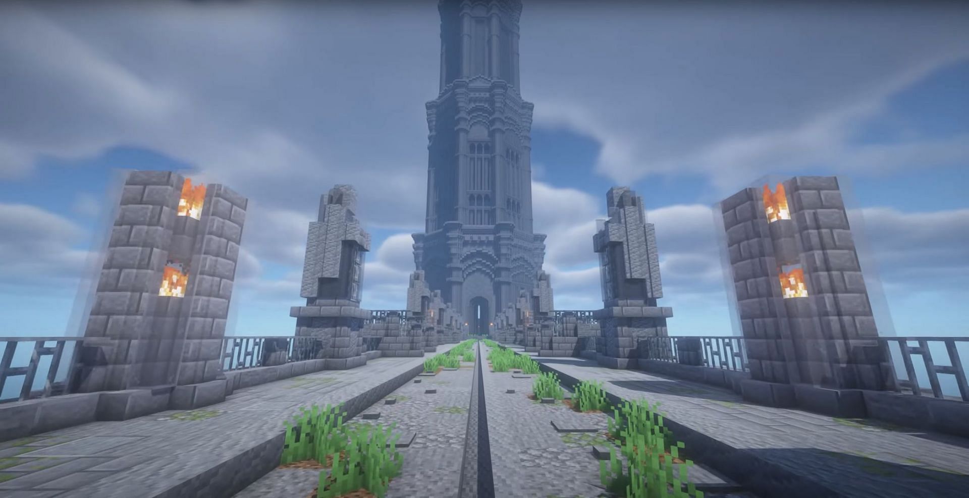 Minecraft player recreates Divine Tower from Elden Ring