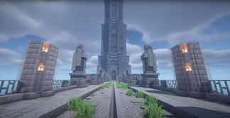 Minecraft player recreates Divine Tower from Elden Ring