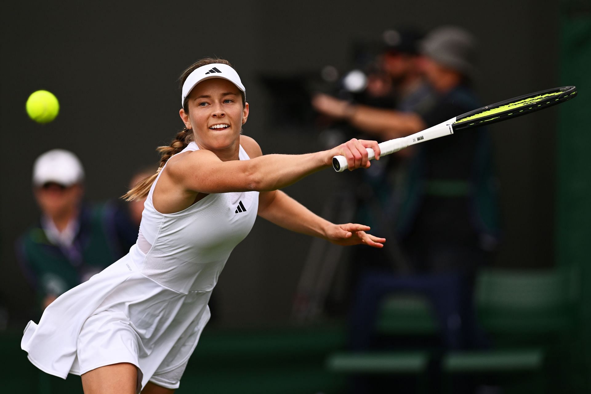 Katie Volynets at the 2023 Wimbledon Championships - Getty Images