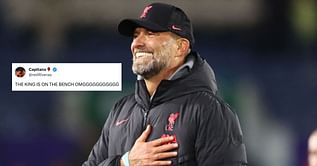 "Masterclass incoming", "We're cooking" - Liverpool fans delighted to see injured superstar back in squad against Arsenal