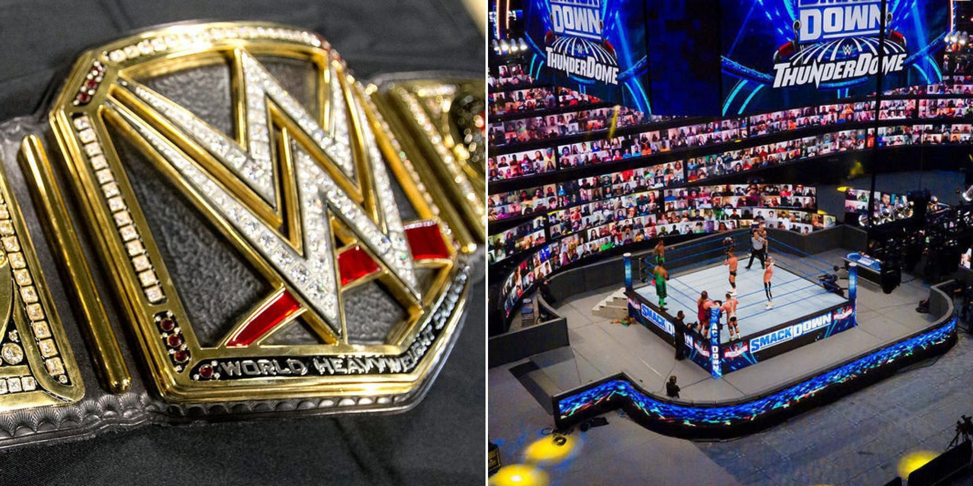 This WWE star won a title in an empty arena