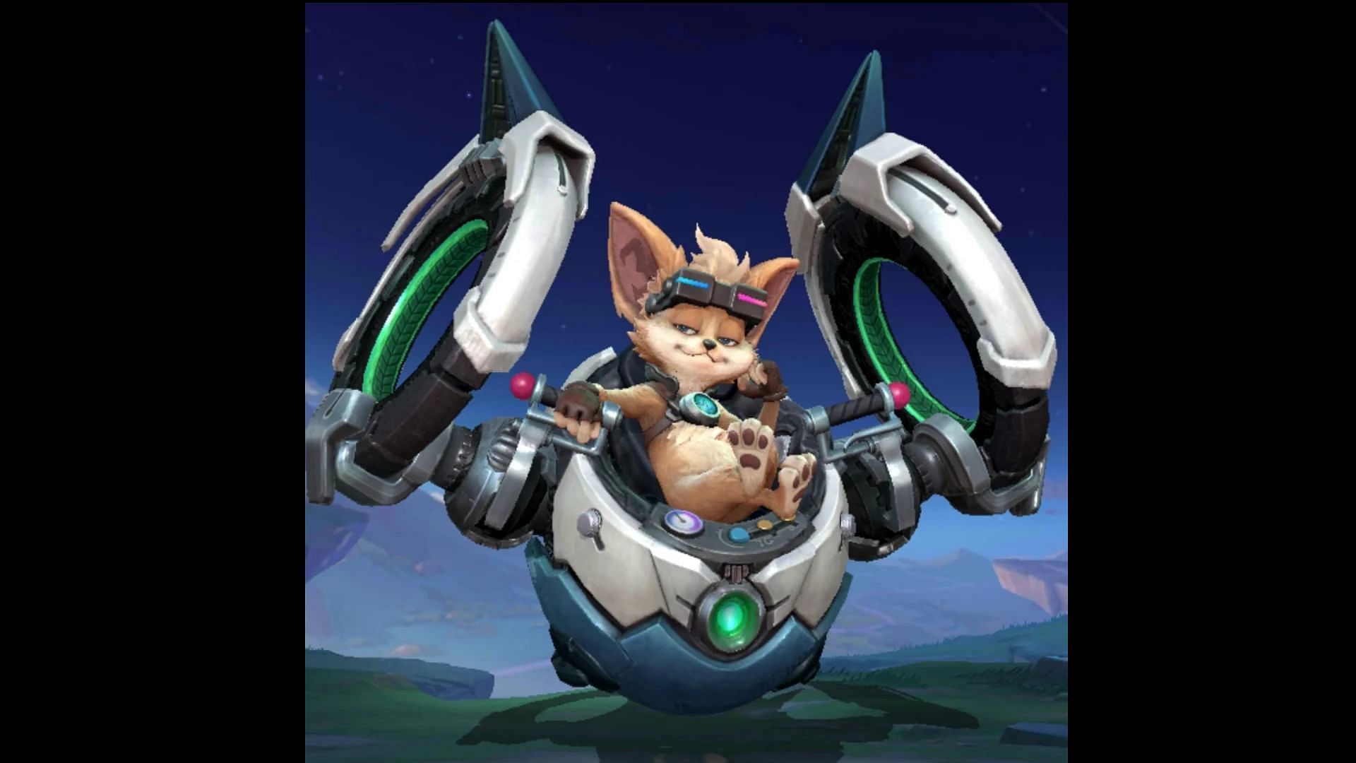 Chip will soon enter the roster riding his hovercraft (Image via Moonton Games)