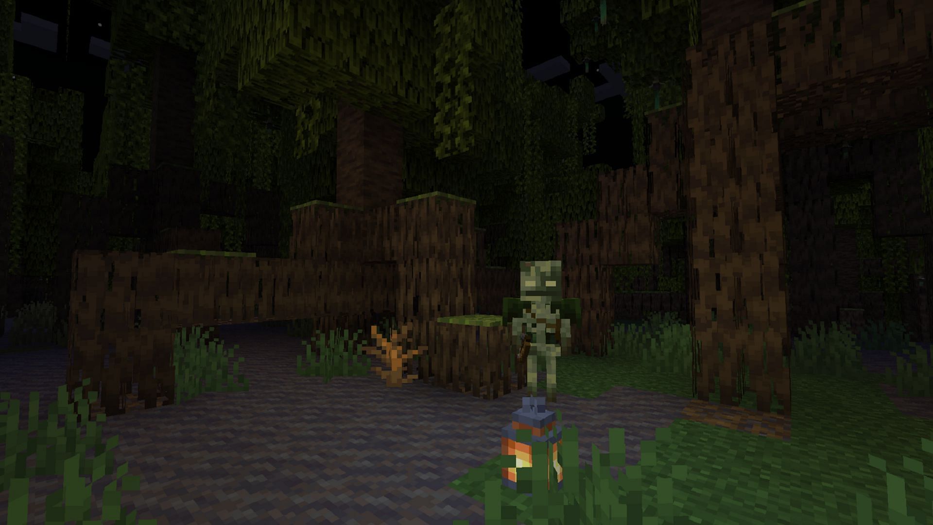 A bogged in a mangrove swamp (Image via Mojang)