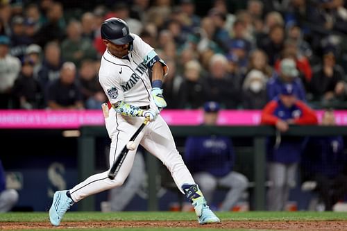 Julio Rodriguez is projected to be among the 90th percentile in hitting, baserunning and fielding in 2024.
