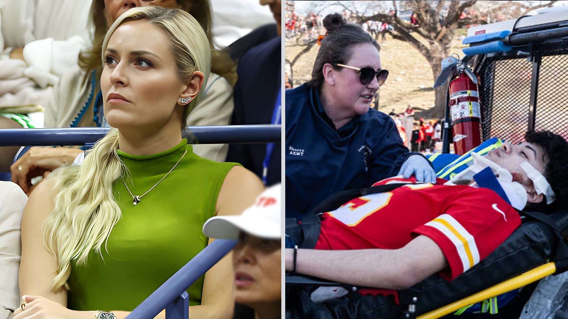 Lindsey Vonn commended the people at the Kansas City Chiefs parade for tackling the gunman.