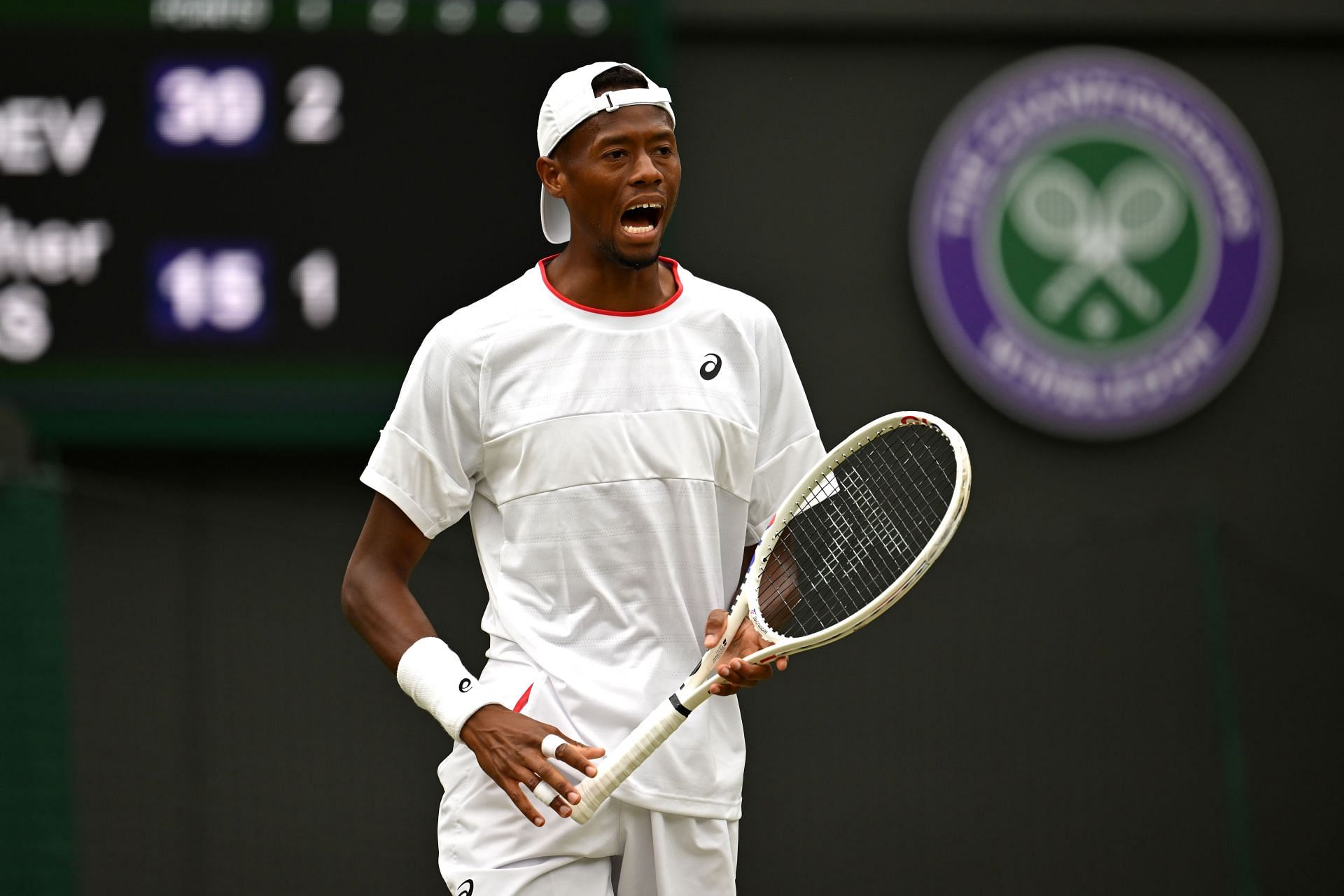 Christopher Eubanks at the 2023 Wimbledon Championships.