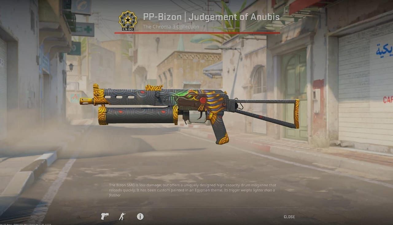 PP-Bizon Judgement of Anubis (Image via Valve || YouTube/covernant)