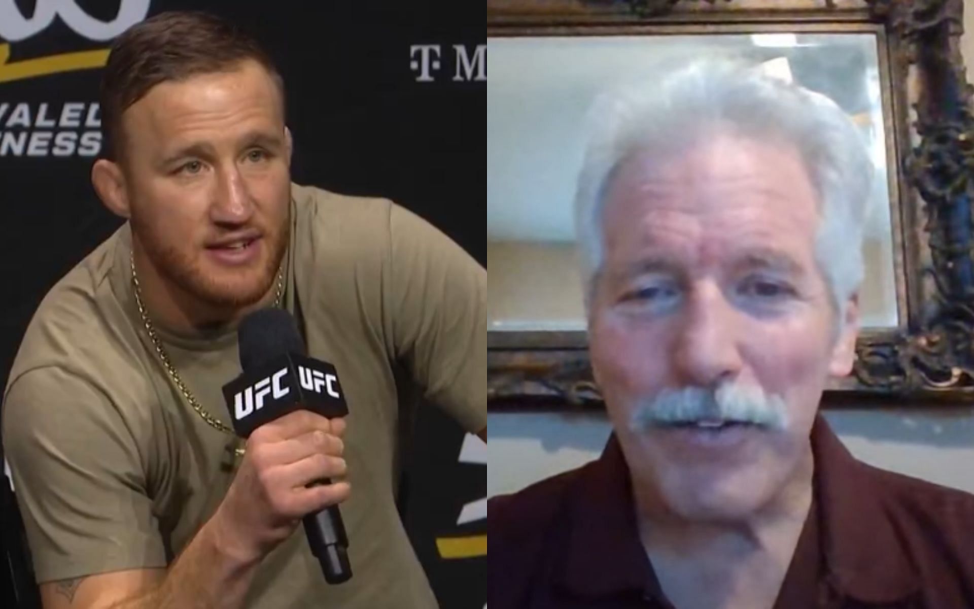 Dan Severn opens up on why Justin Gaethje belongs on UFC 300 [Image courtesy: @ufc - X, and Sportskeeda MMA Originals - YouTube]