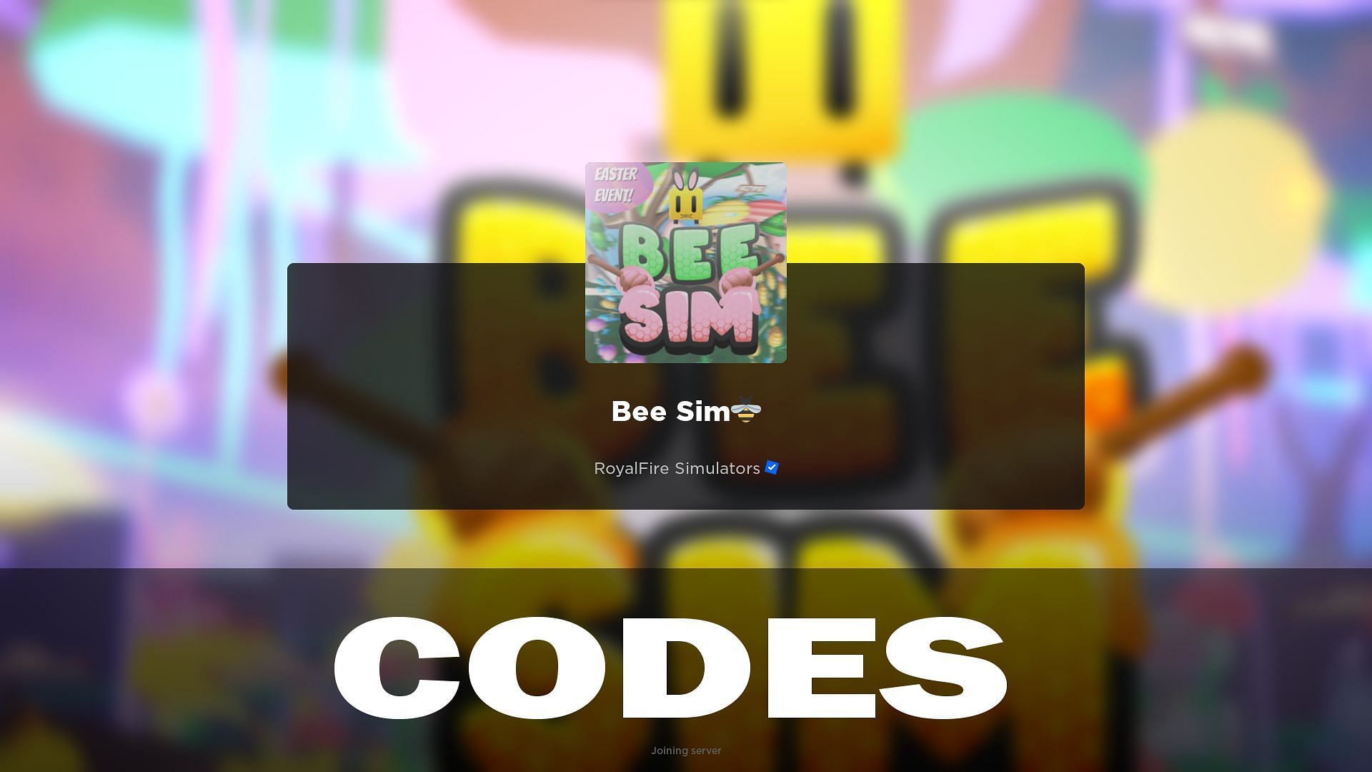 Bee Sim codes