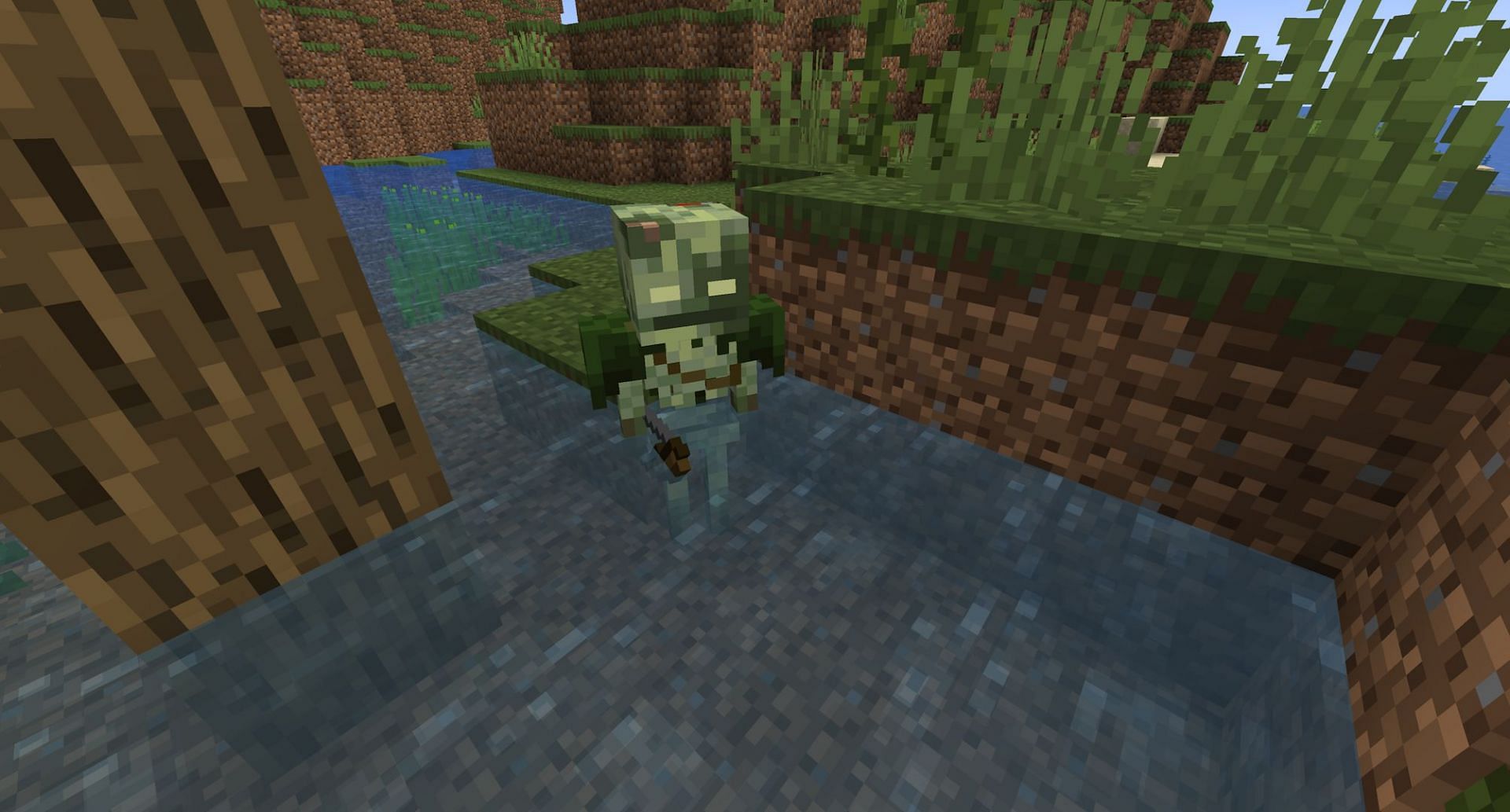 A bogged in a swamp (Image via Mojang)