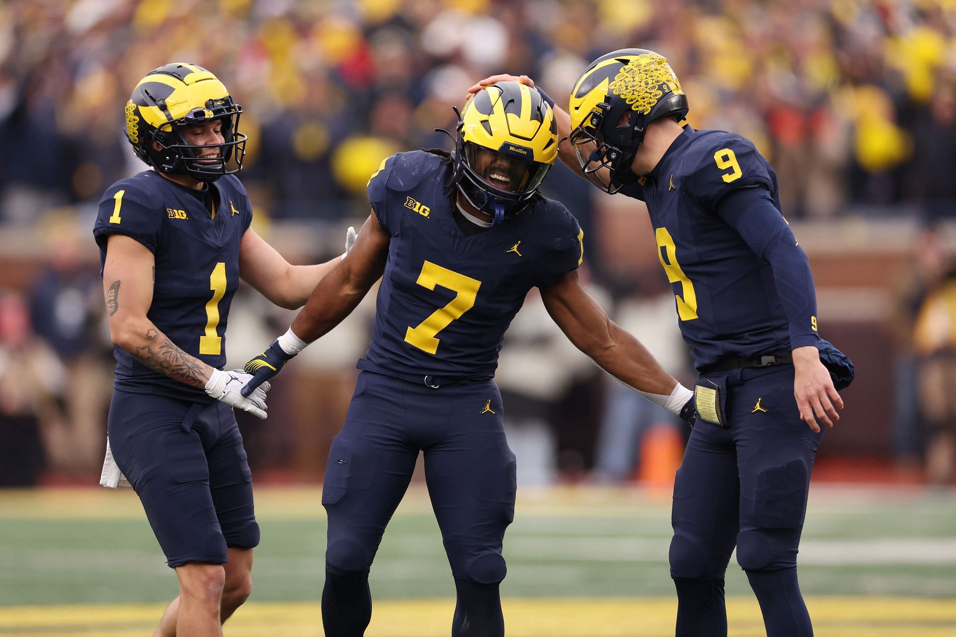 Roman Wilson during Ohio State v Michigan