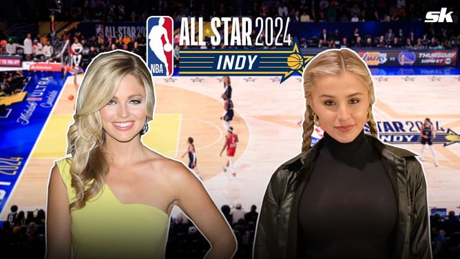 In Photos: Ex-MLB star Joe Smith's wife Allie shines bright in diamond choker at NBA All-Star Game