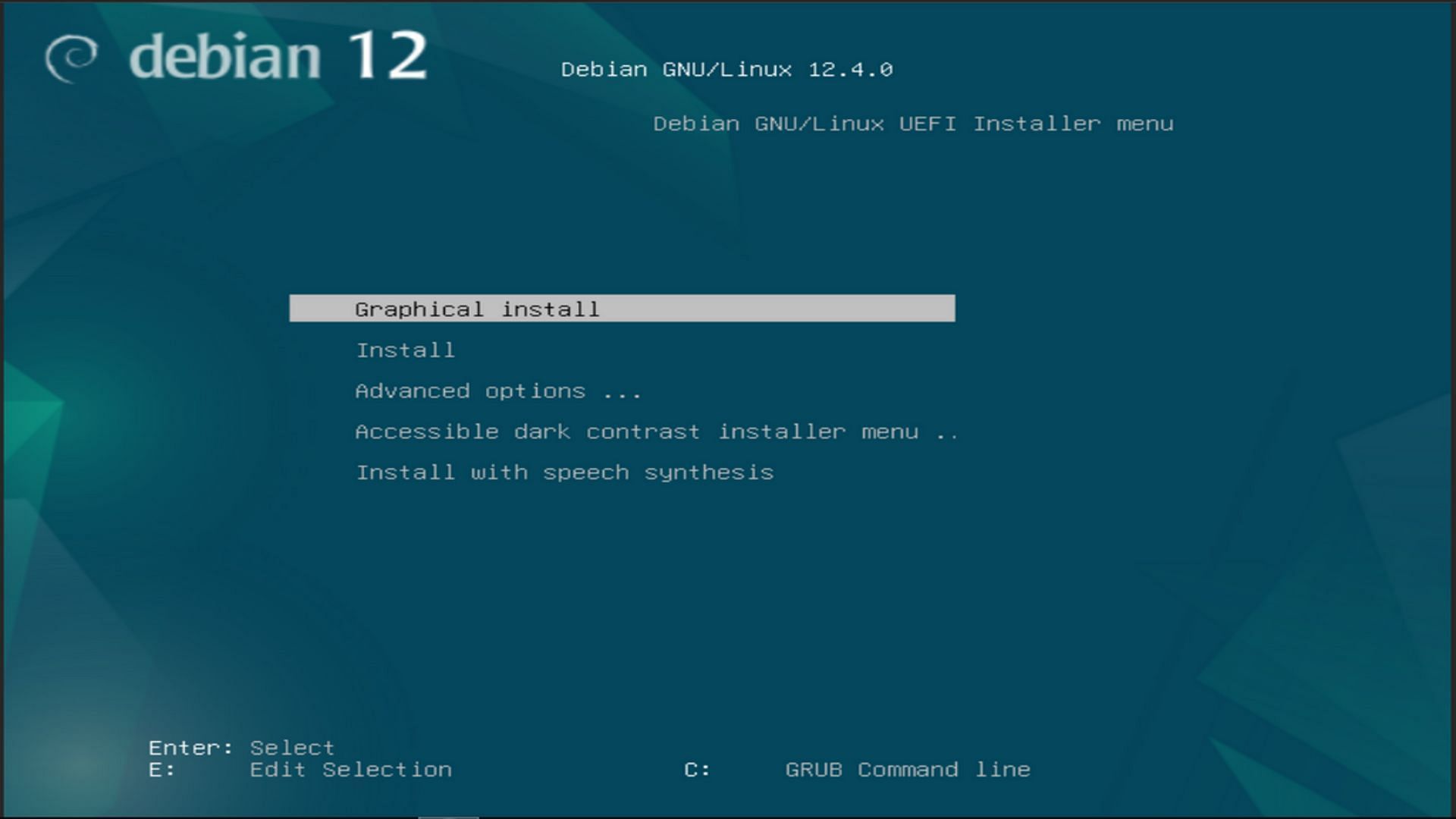 Debian installation (Image via Wikimedia)