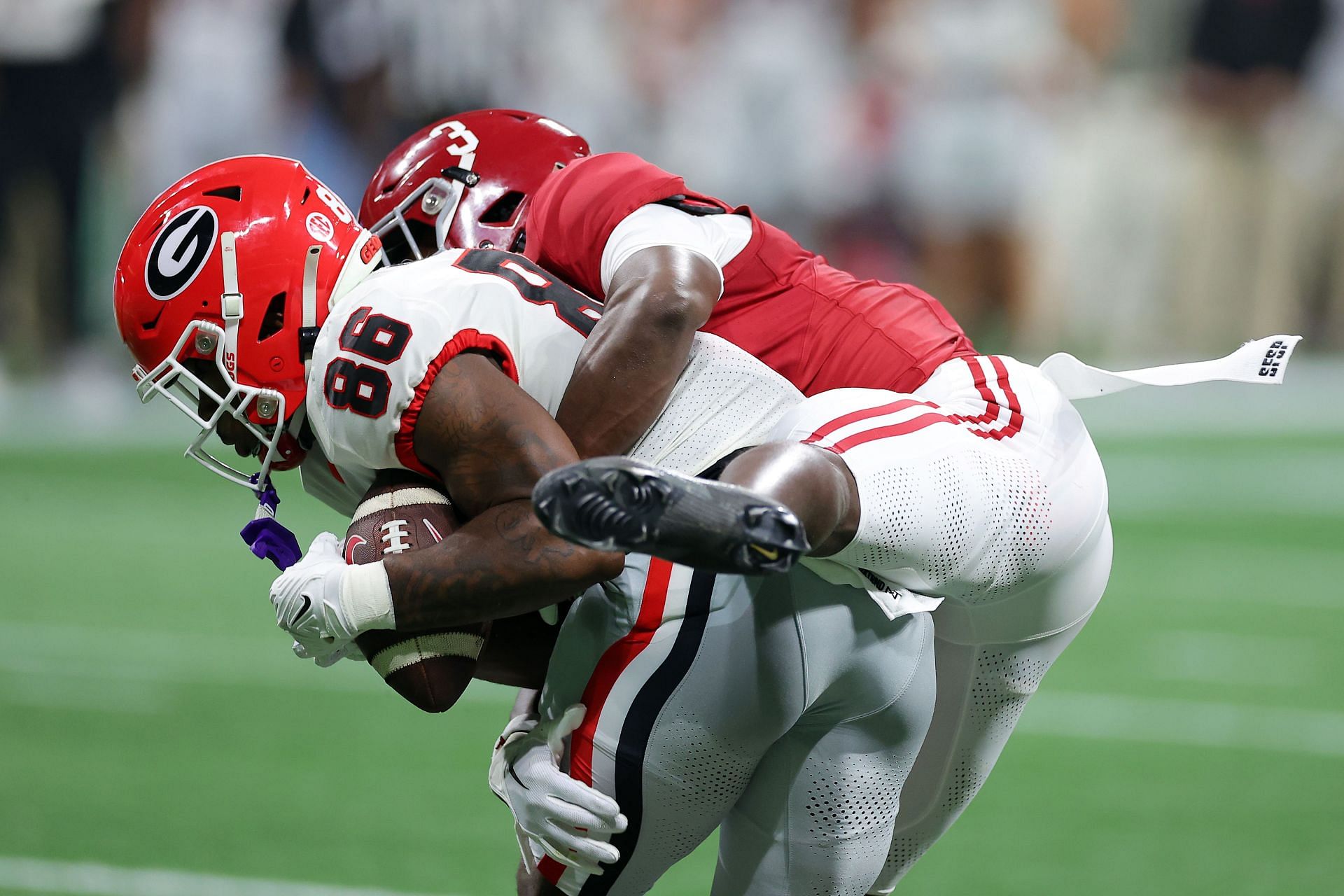 Terrion Arnold during the 2023 SEC Championship - Georgia v Alabama