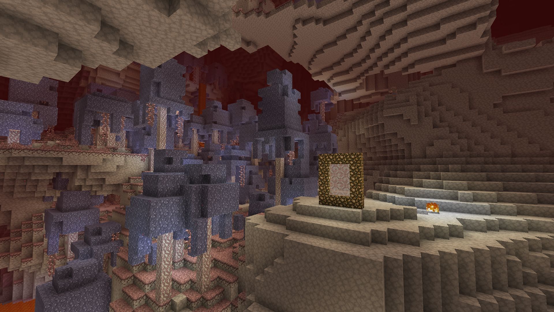 A portion of the Heavenly Nether (Image via Mojang)