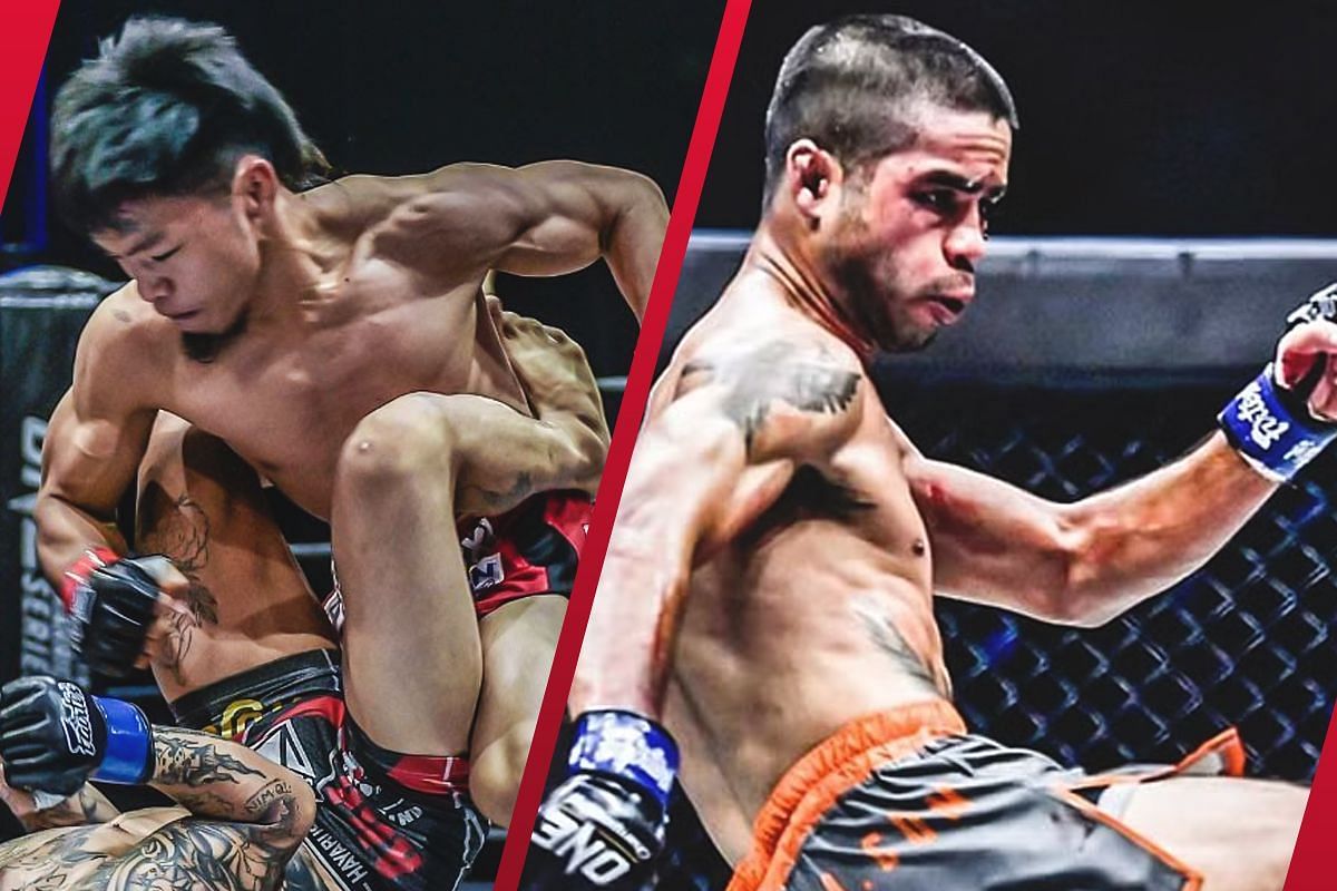 Lito Adiwang (L) vows to showcase his improving grappling game against Danial Williams (R) at ONE Fight Night 19 this week. -- Photo by ONE Championship