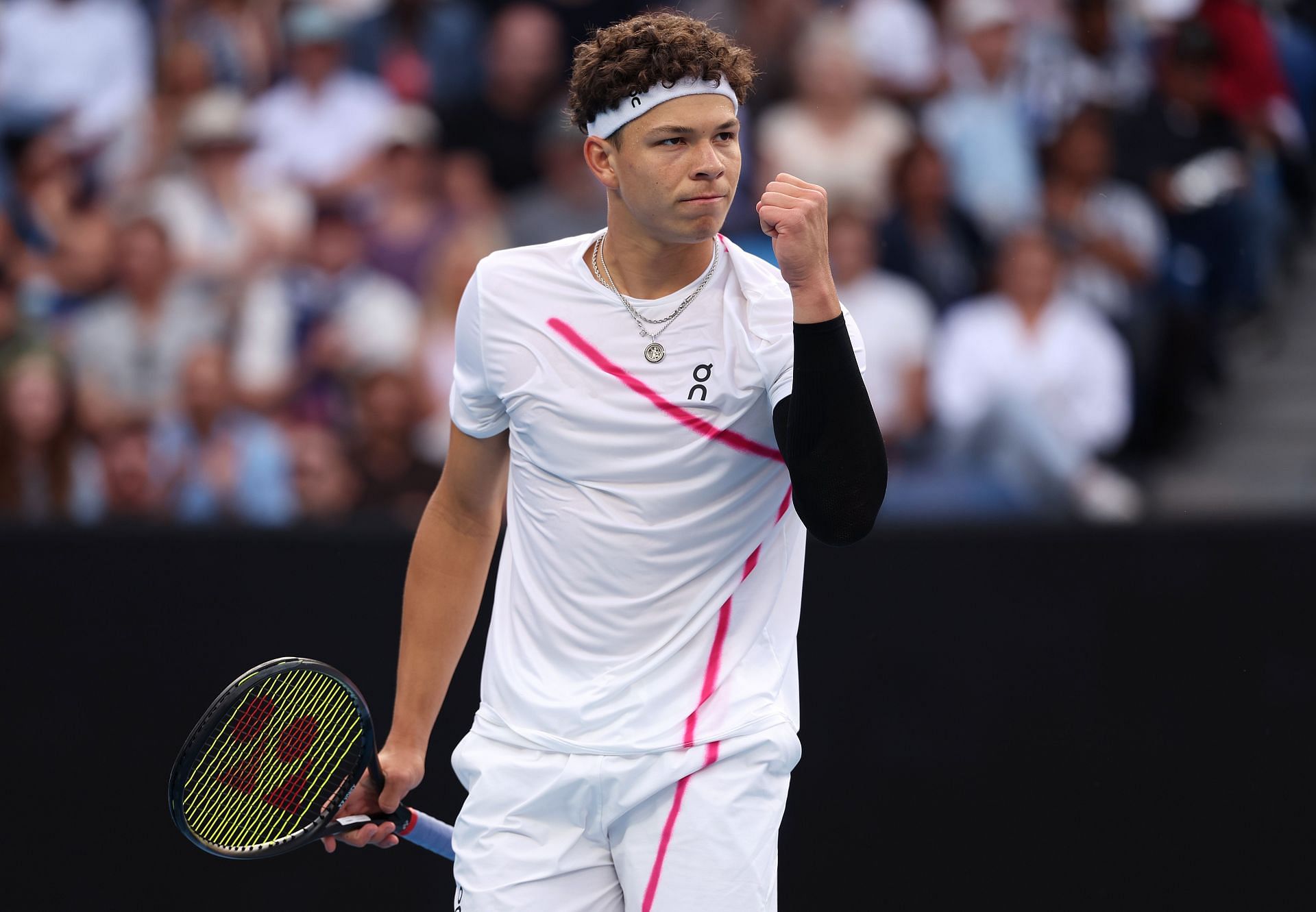 Ben Shelton at the 2024 Australian Open - Getty Images