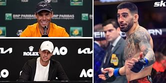 Rafael Nadal and Carlos Alcaraz congratulate Ilia Topuria on clinching UFC title by knocking out Alexander Volkanovski