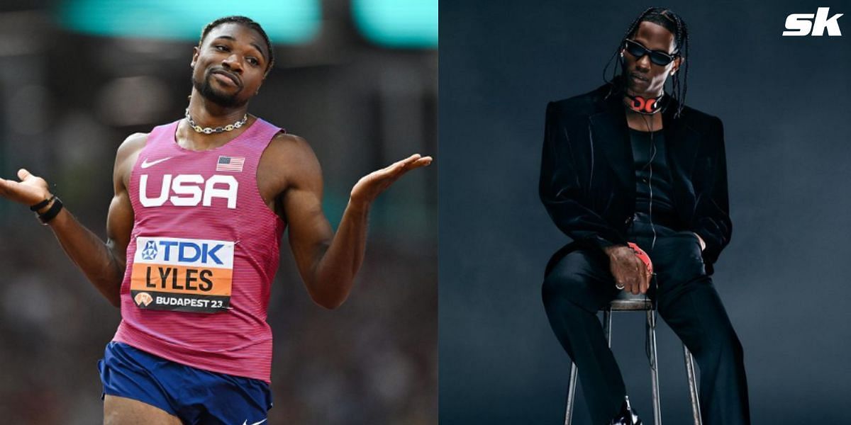 Noah Lyles expresses dismay on missing the opportunity of attending Travis Scott