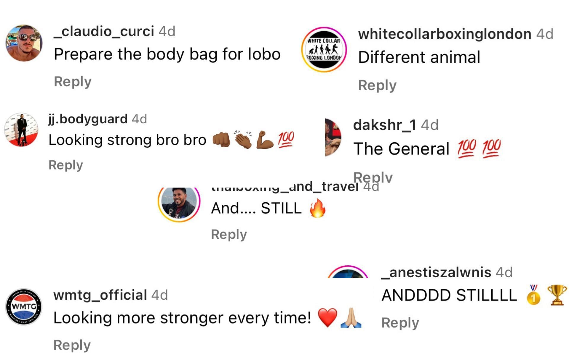 Instagram comments