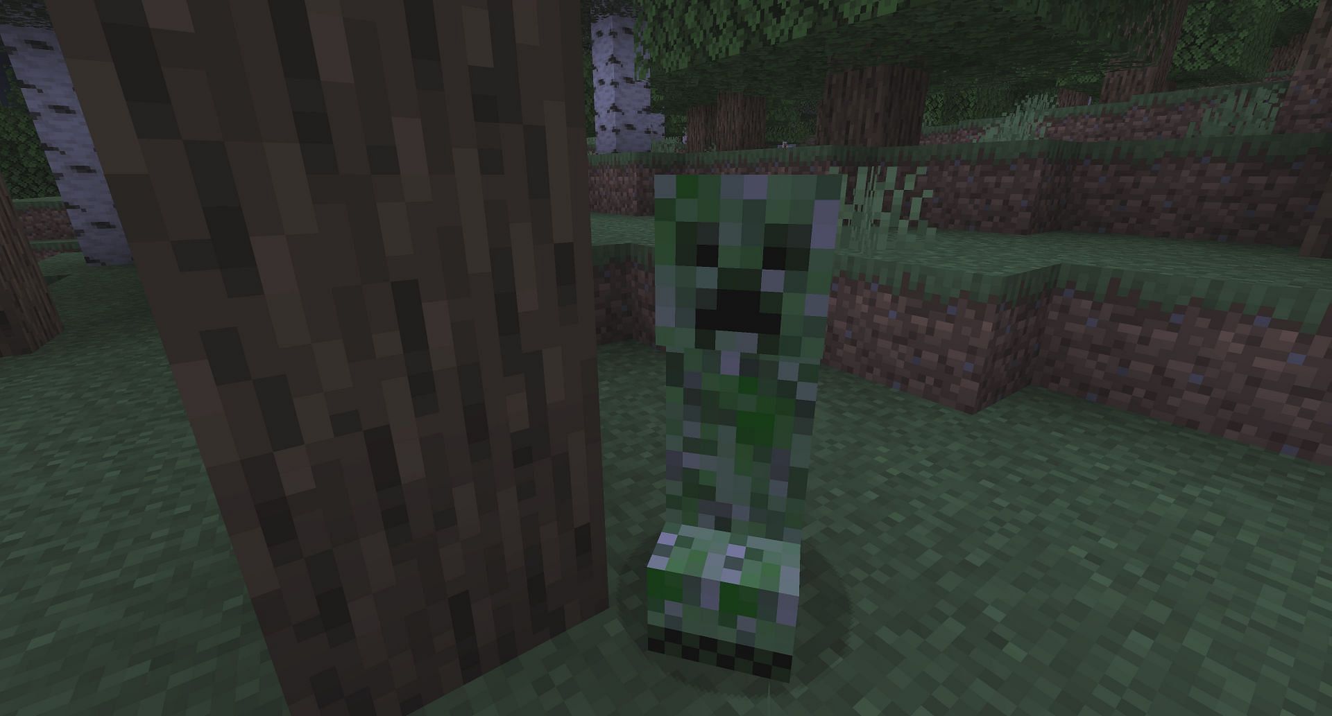 A creeper, both the game