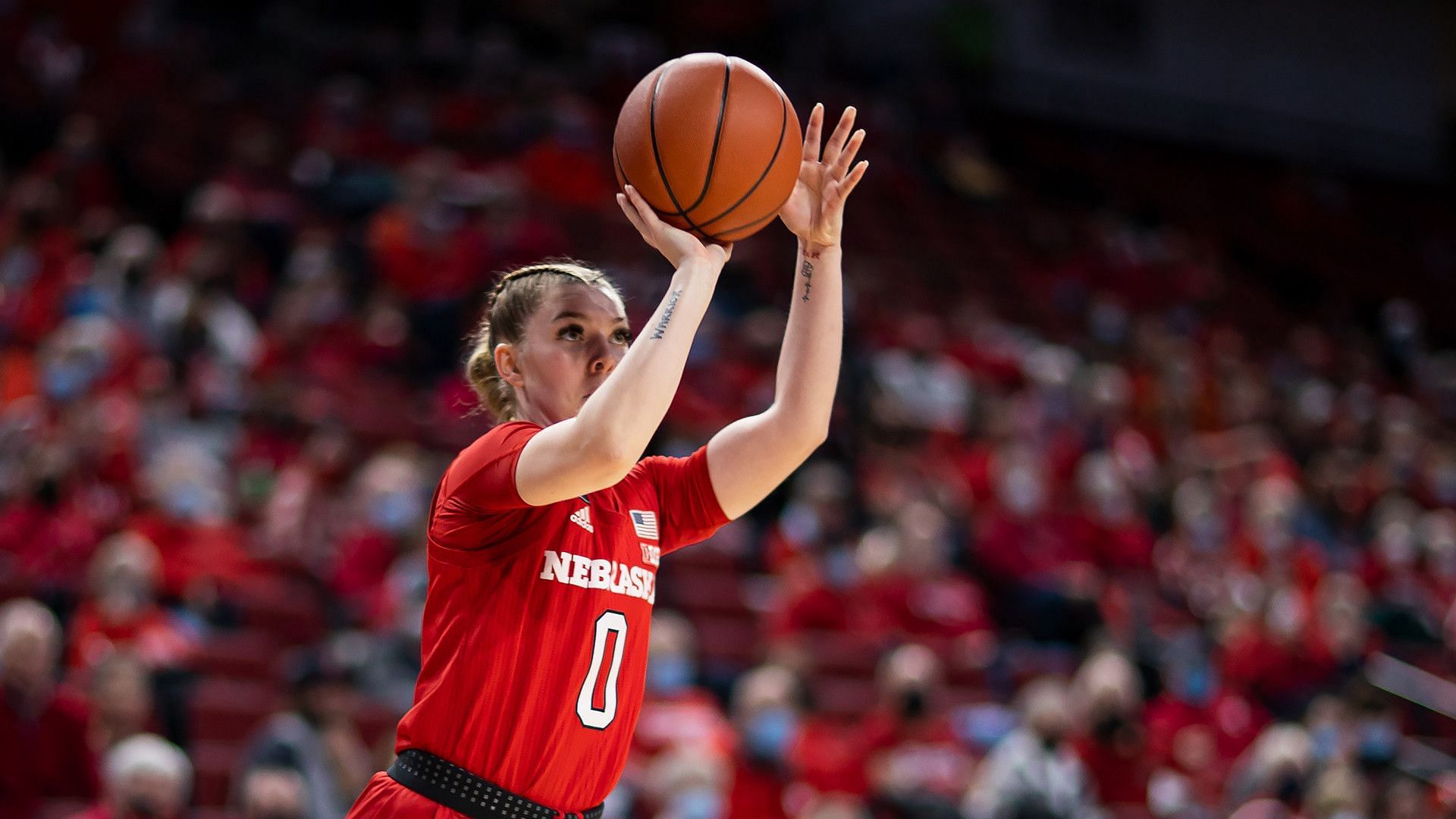 Ashley Scoggin during her career-best 20-point game vs Maryland