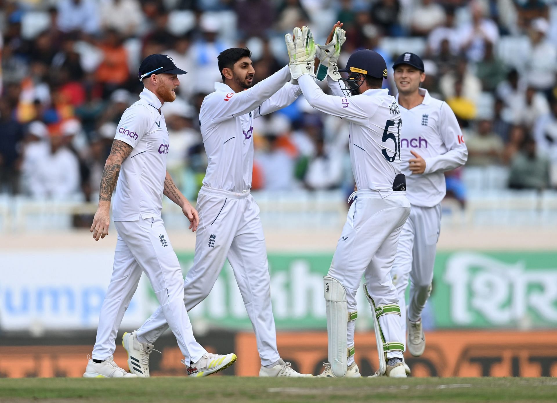 India  v England - 4th Test Match: Day Two