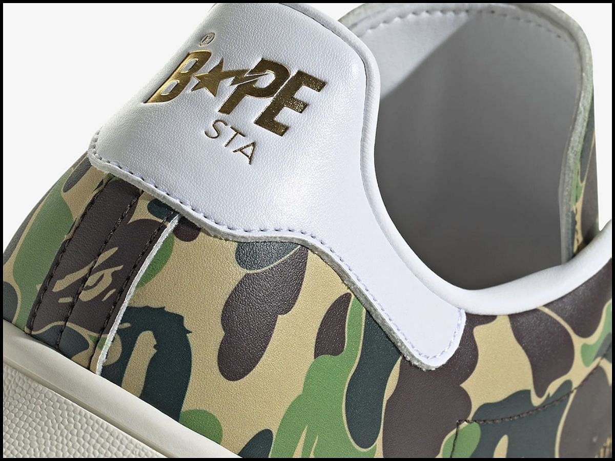 BAPE x Adidas Stan Smith &ldquo;ABC Camo&rdquo; sneakers (Image via Instagram/@nicekicks)