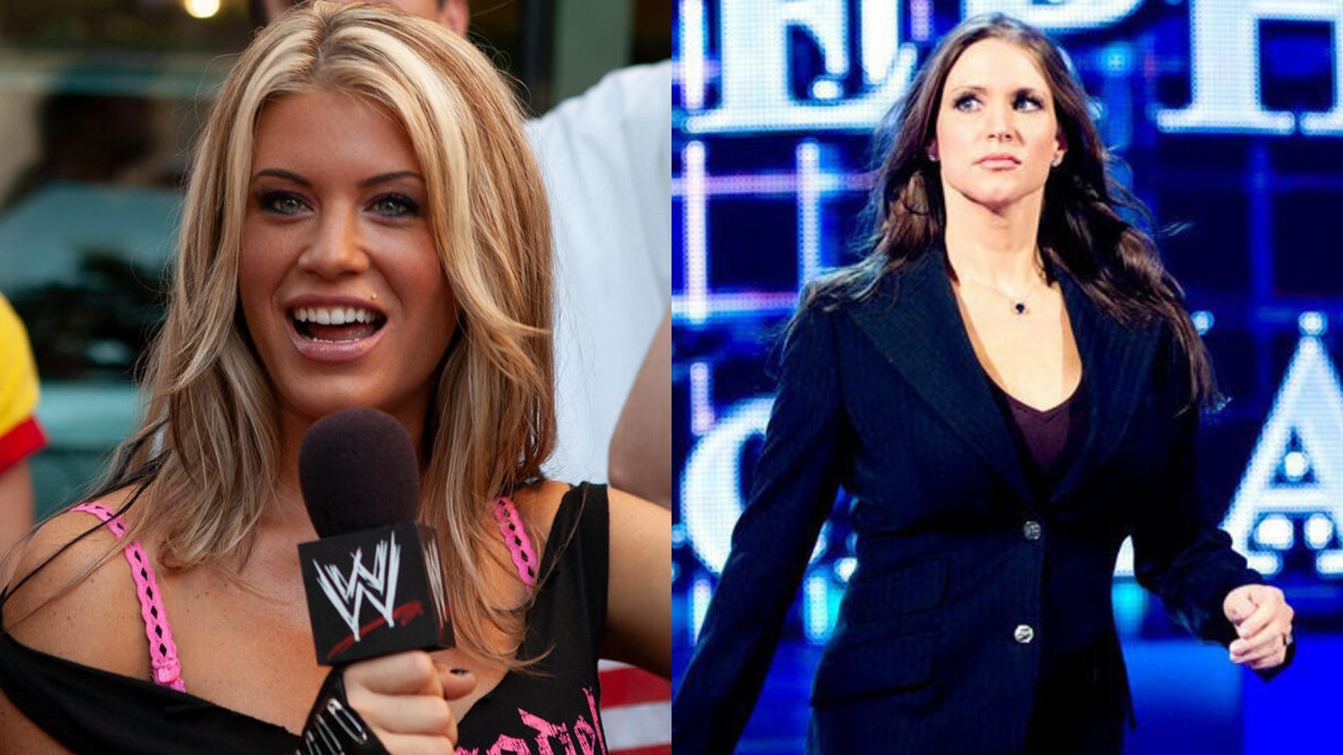 Ashley Massaro and Stephanie McMahon.