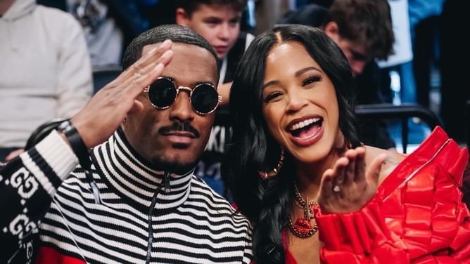 Montez Ford shows off tattoo of Bianca Belair's face on his arm