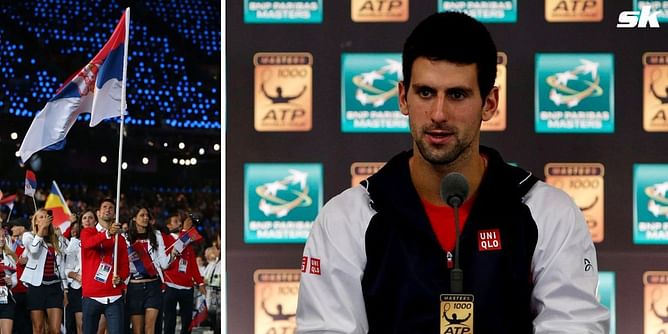 "Unfortunately I could not bring the medal, which I dreamed of doing" - When Novak Djokovic was 'honored' to be Serbia's flag bearer at Olympics