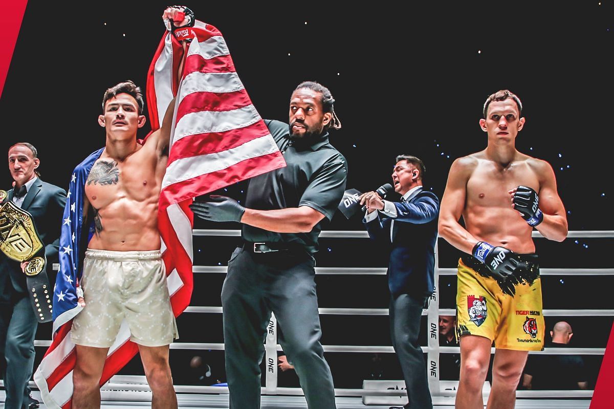 Thanh Le (L) grateful to showcase his evolved fighting game against Ilya Freymanov last time around. -- Photo by ONE Championship