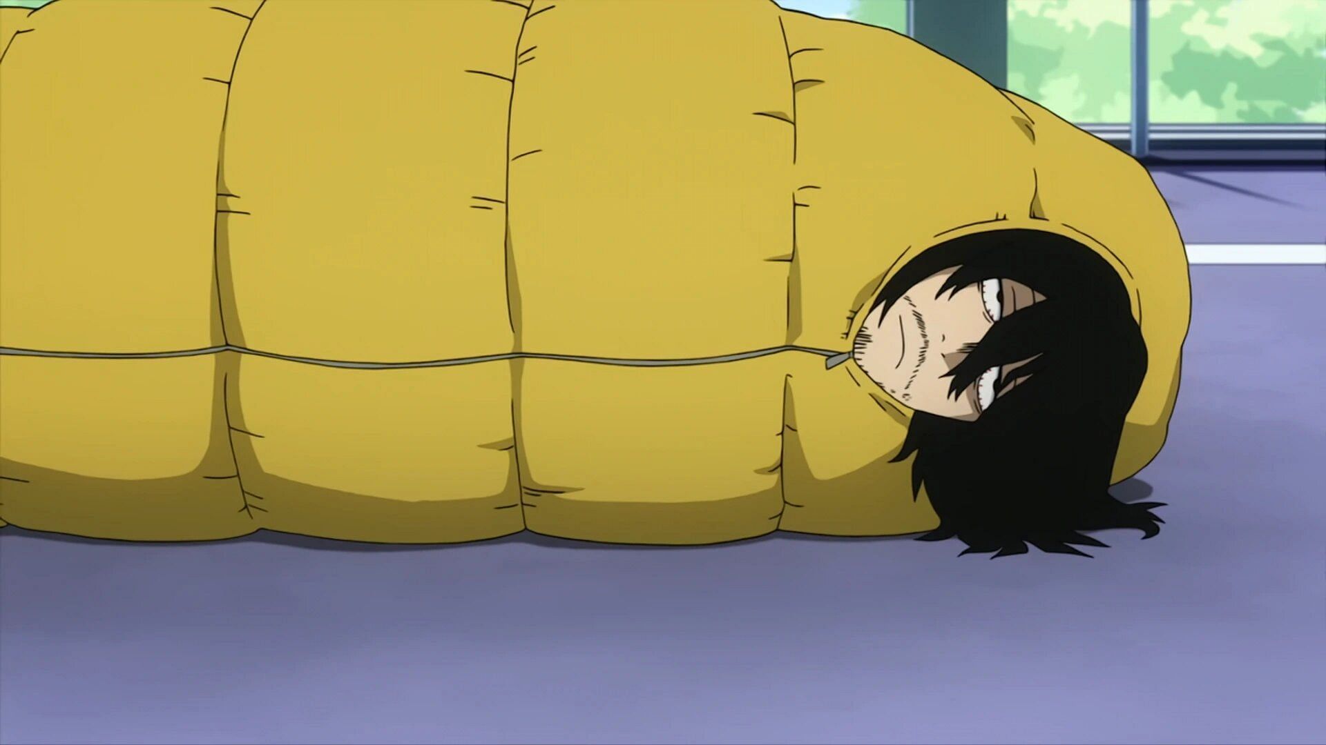 Aizawa likes to chill and sleep (Image via Bones).