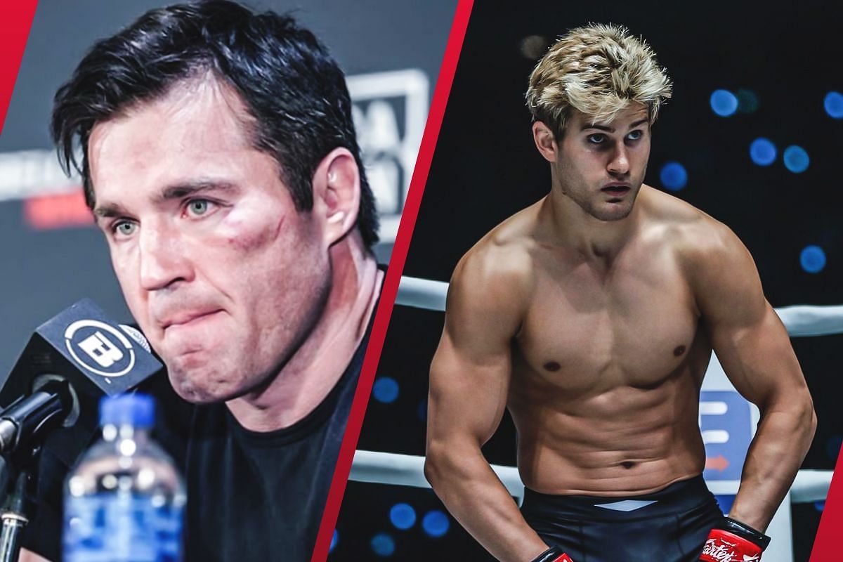 Chael Sonnen and Sage Northcutt. 