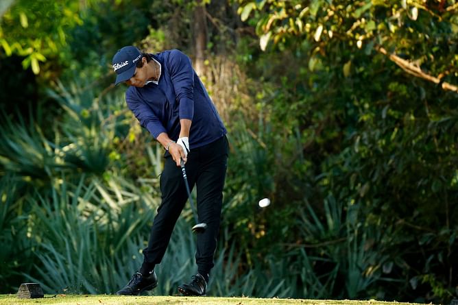 Charlie Woods tackles Cognizant Classic Pre-Qualifying round with support from family and local fans