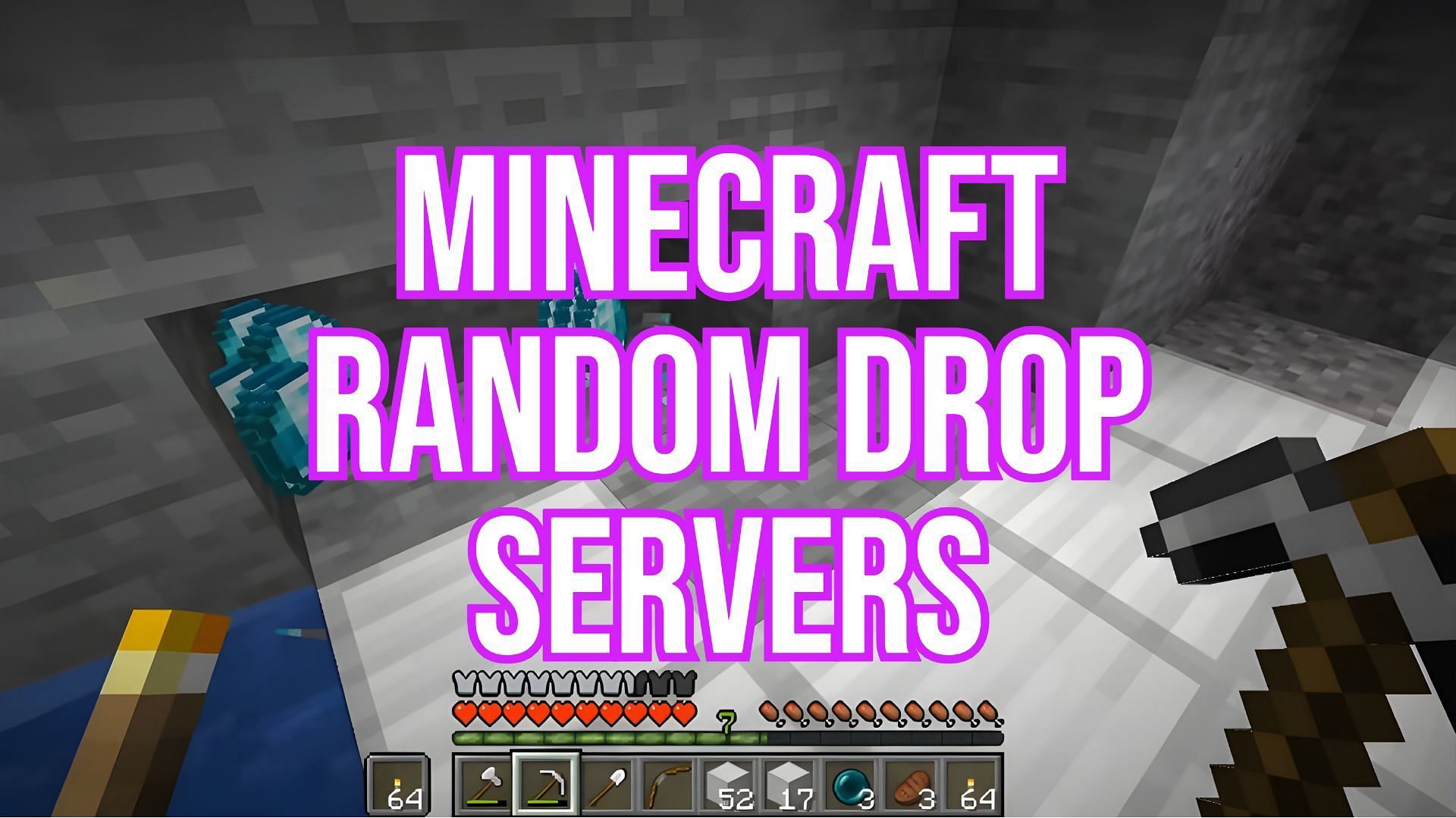 Minecraft Random Drop Servers are extremely entertaining (Image via Mojang/Sportskeeda)