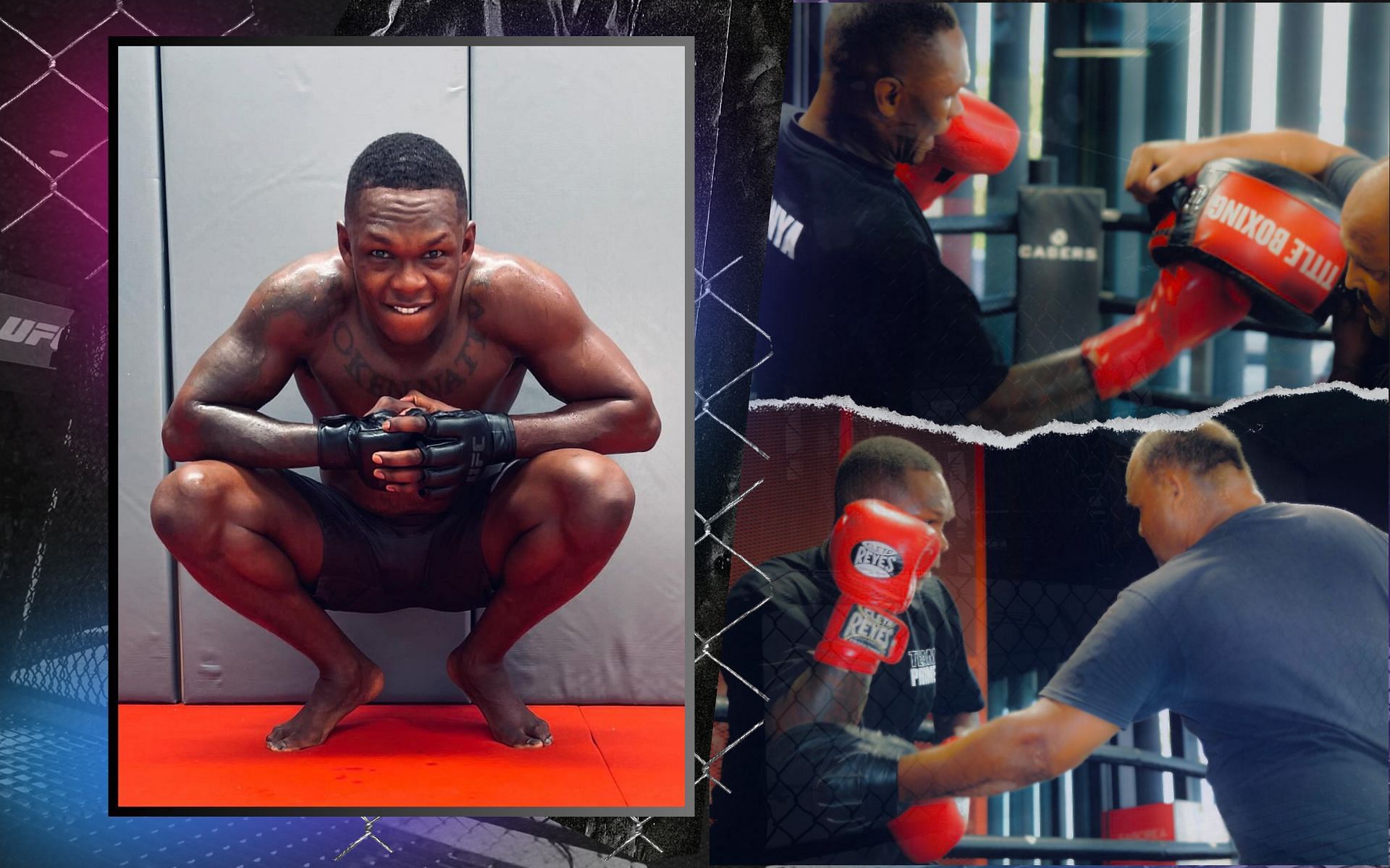 Israel Adesanya lays out comeback plan. [Image credits: @stylebender on Instagram]