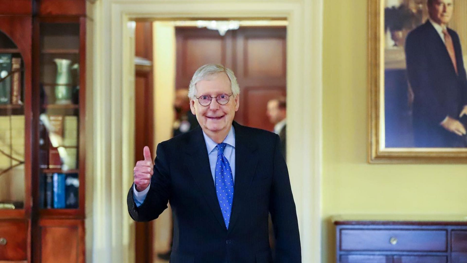 McConnell announced that he would be stepping down as the Republican leader of the Senate (Image via Instagram/@leadermcconnell)