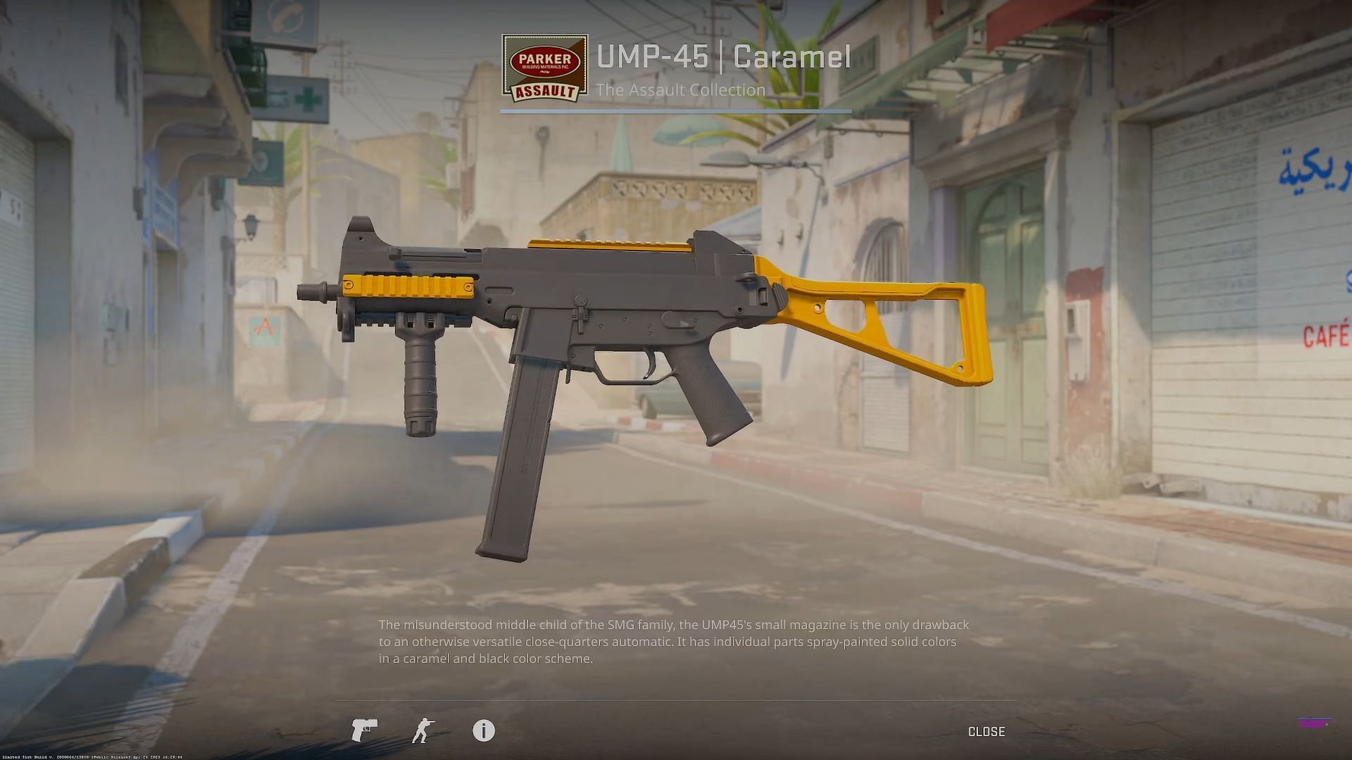 UMP-45 Caramel (Image via Valve || YouTube/covernant)