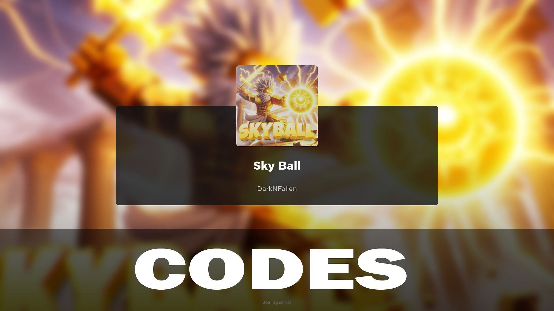 Sky Ball codes