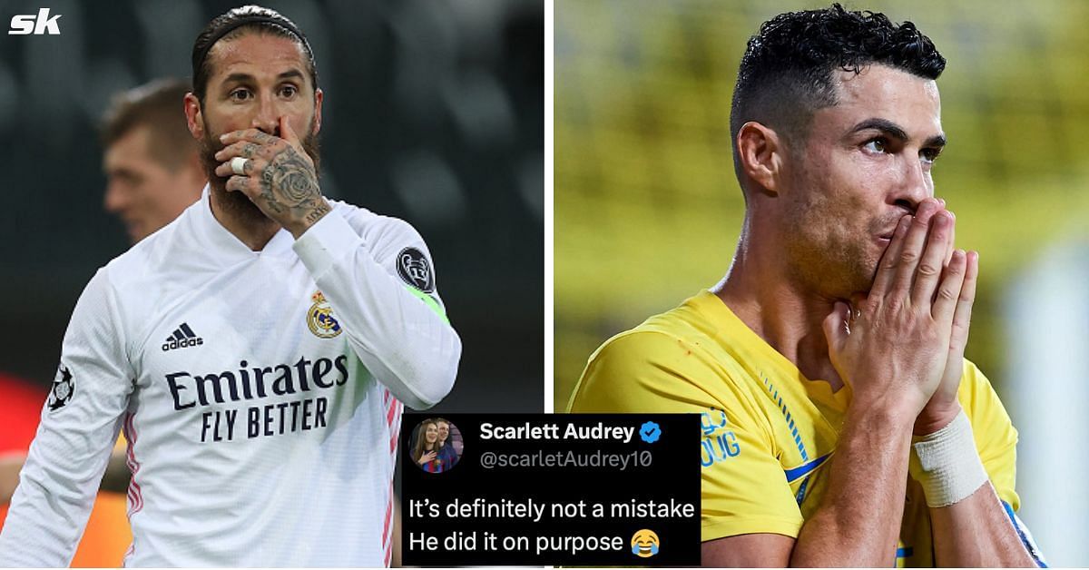 Sergio Ramos (left) and Cristiano Ronaldo