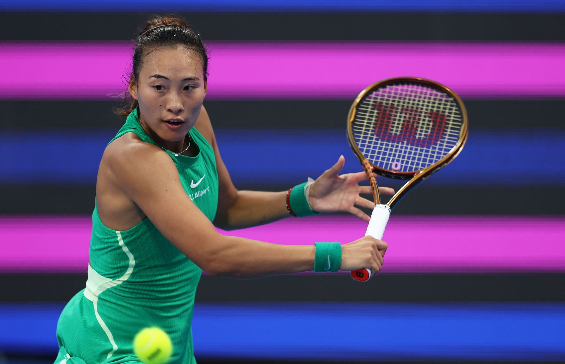 Zheng Qinwen is the sixth seed at the Dubai Tennis Championships.