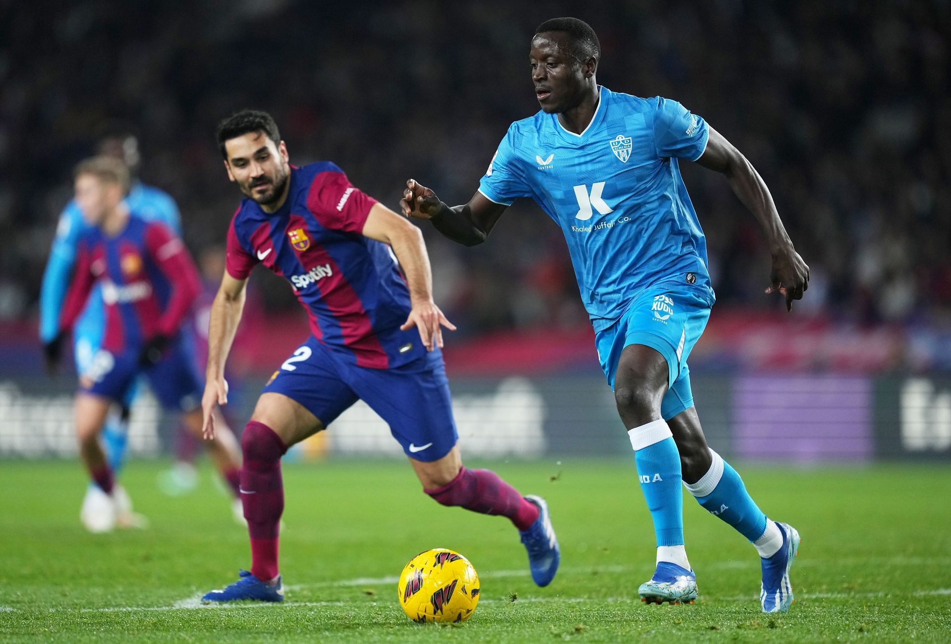 Dion Lopy has admirers at Camp Nou