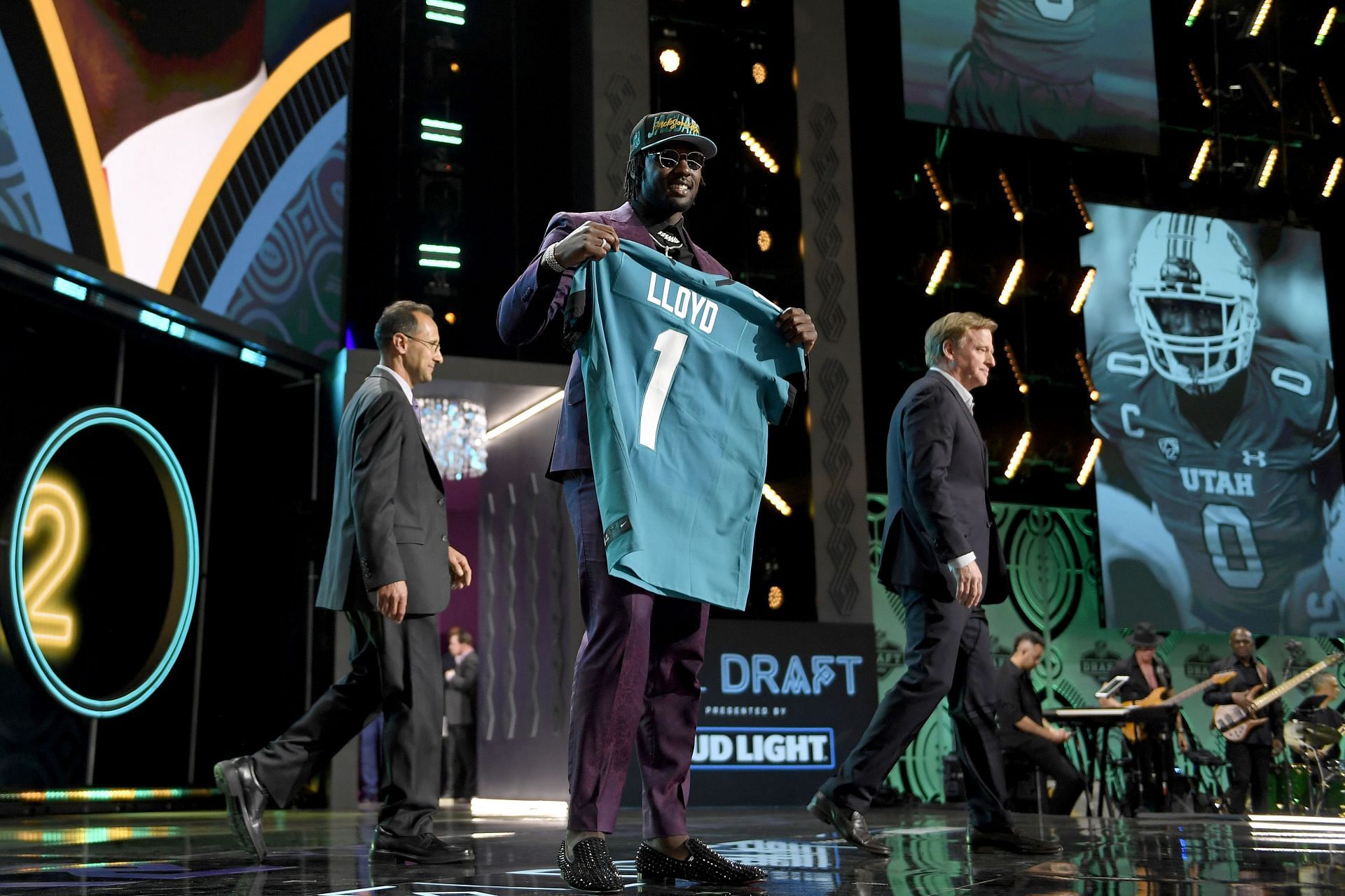 Devin Lloyd during 2022 NFL Draft - Round 1