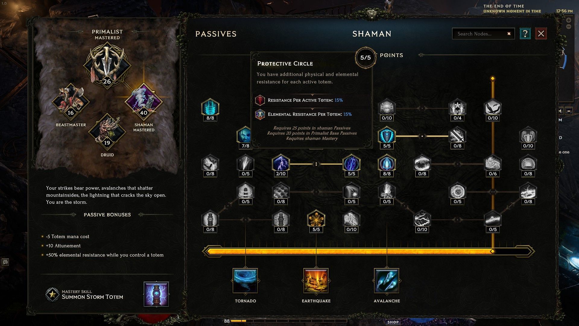 Shaman passive skill (Image via Eleventh Hour Games)