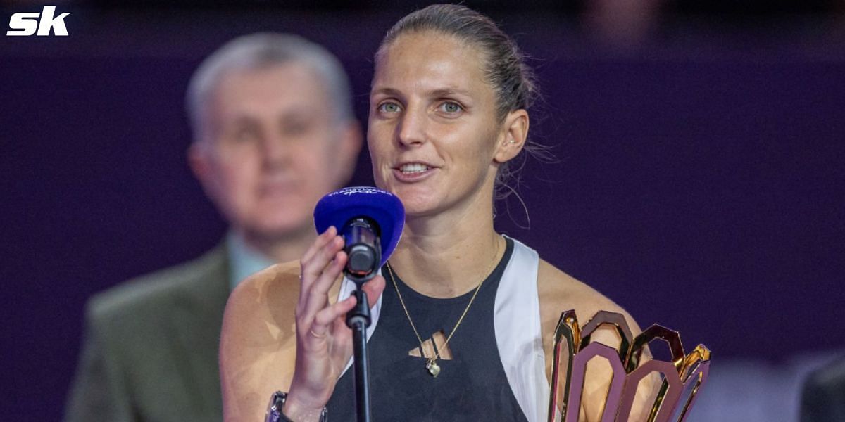 Karolina Pliskova speaks after winning Transylvania Open.