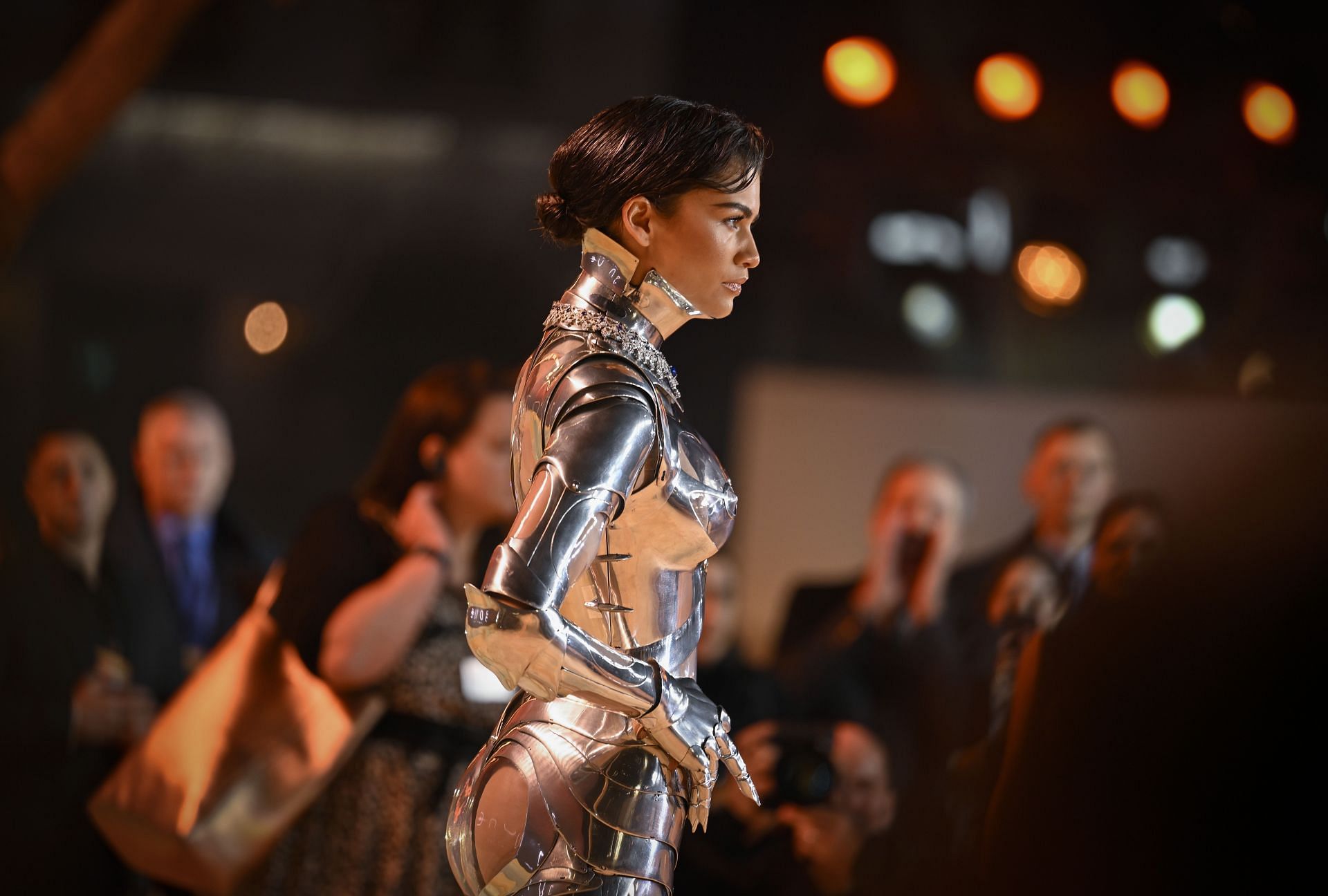 A fashion icon: Fans go gaga over Zendaya's Thierry Mugler couture robot  suit at the Dune 2 premiere