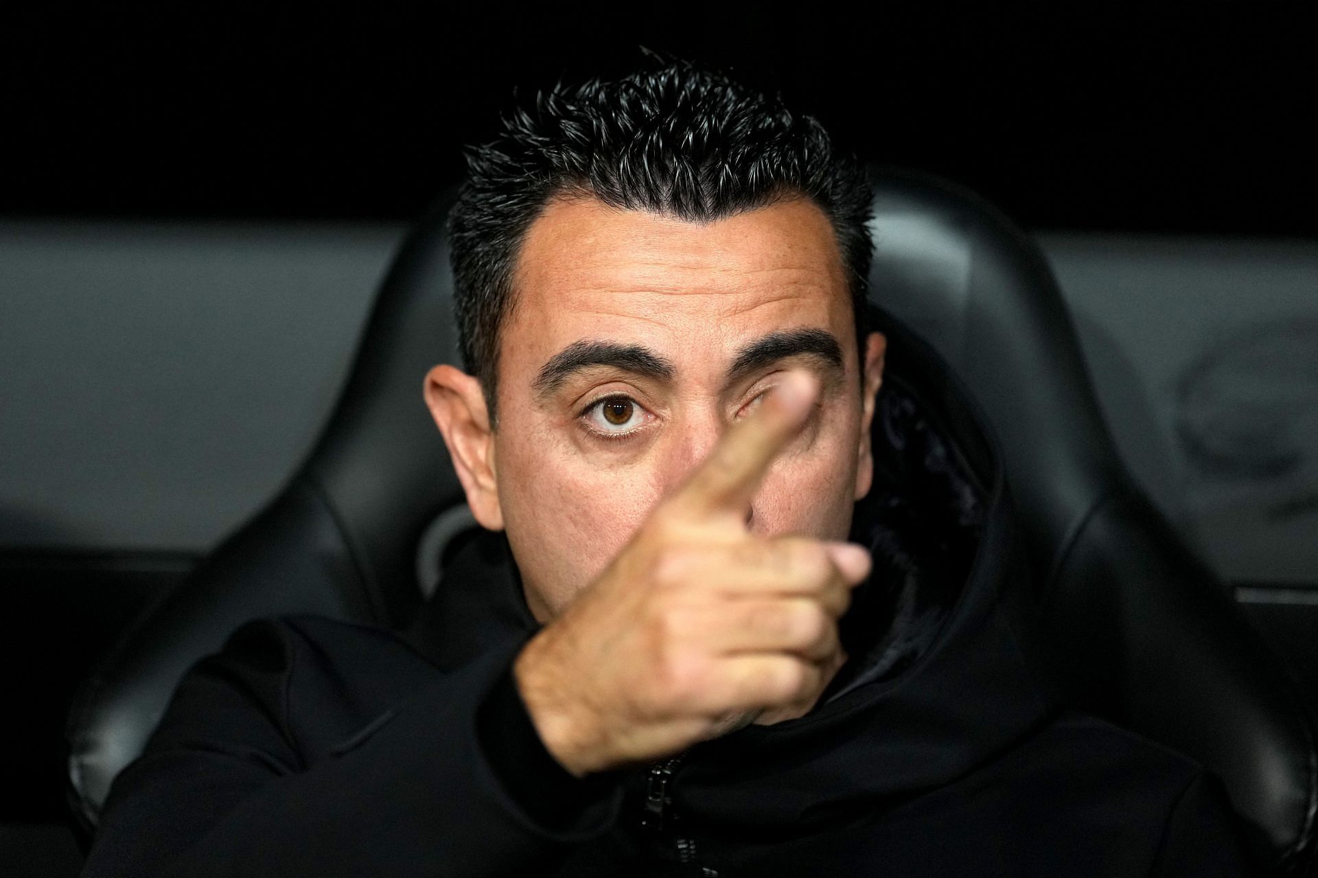 Xavi was left bemused by the decision.