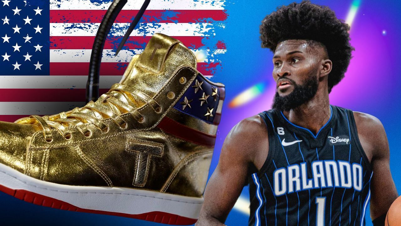 NBA fans berate Jonathan Isaac of the Orlando Magic for teasing to rock Donald Trump sneakers.