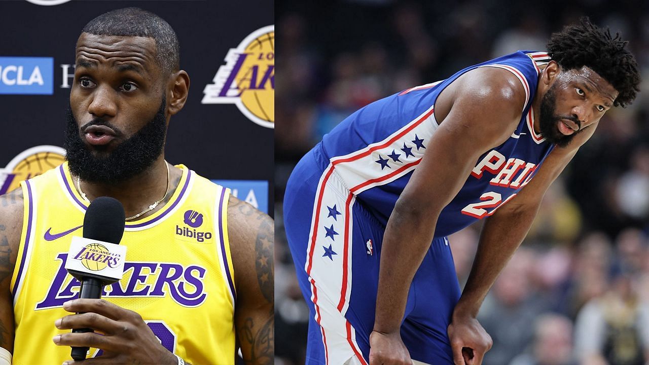  LeBron James goes to bat for Joel Embiid after meniscus tear reveal